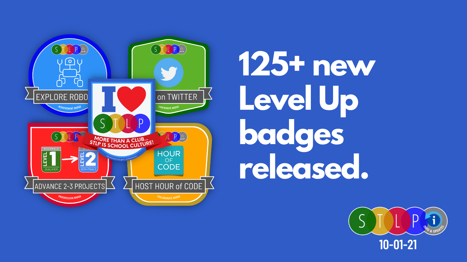 revamped Level Up badges released